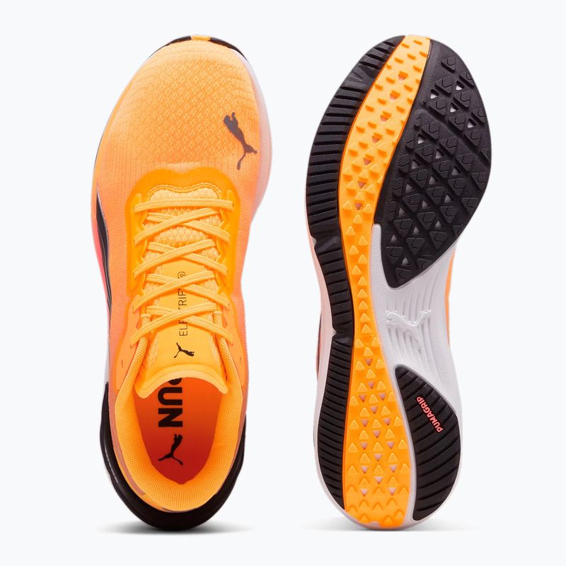 Încălțăminte de alergare pentru bărbați PUMA Electrify Nitro 3 Fade sun stream/sunset glow/puma white 11