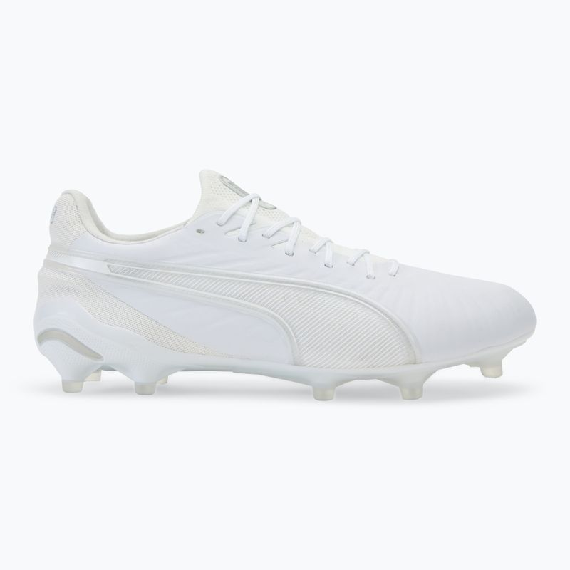 Încălțăminte de fotbal PUMA King Ultimate FG/AG puma white/puma silver 2
