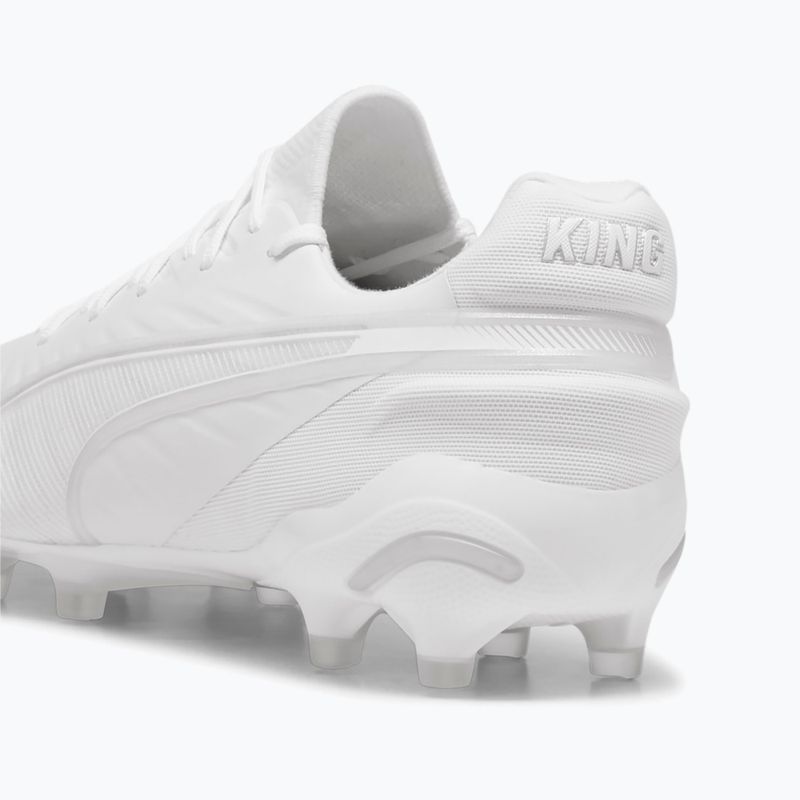 Încălțăminte de fotbal PUMA King Ultimate FG/AG puma white/puma silver 13