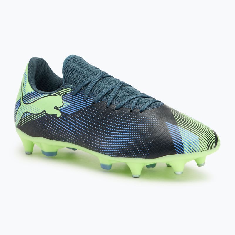 Încălțăminte de fotbal PUMA Future 7 Play MxSG grey skies/elektro purple