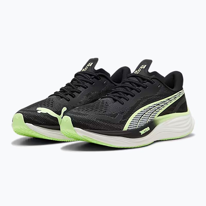 Încălțăminte de alergare pentru bărbați PUMA Velocity Nitro 3 puma black/fizzy apple 8