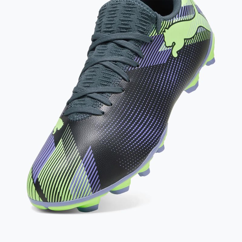 Încălțăminte de fotbal PUMA Future 7 Play FG/AG grey skies/elektro purple 12