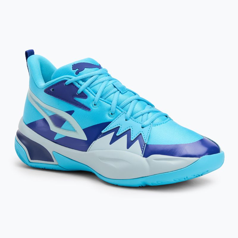 Încălțăminte de baschet  PUMA Genetics purple glimmer/bright aqua/strong gray/white