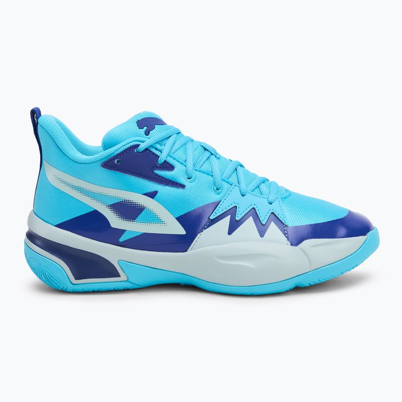 Încălțăminte de baschet  PUMA Genetics purple glimmer/bright aqua/strong gray/white 2