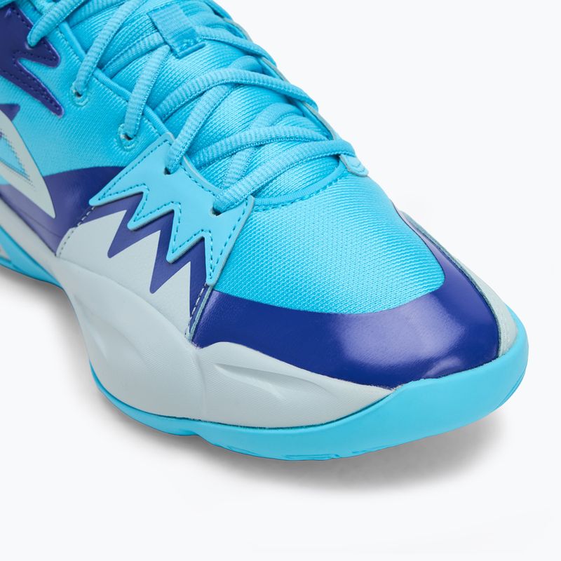 Încălțăminte de baschet  PUMA Genetics purple glimmer/bright aqua/strong gray/white 7