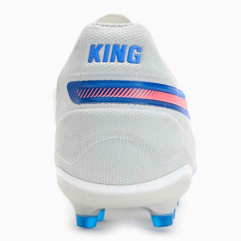 Încălțăminte de fotbal PUMA King Match FG/AG puma white/bluemazing/flat light grey/sunset glow 6