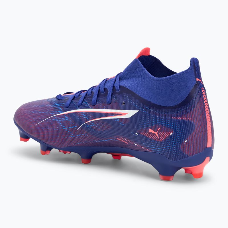 Ghete de fotbal PUMA Ultra 5 Match+ FG/AG lapis lazuli/puma white/sunset gloe 3