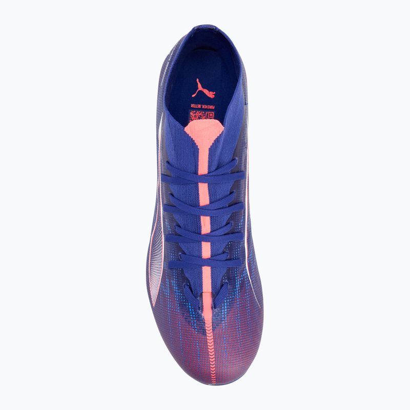 Ghete de fotbal PUMA Ultra 5 Match+ FG/AG lapis lazuli/puma white/sunset gloe 5