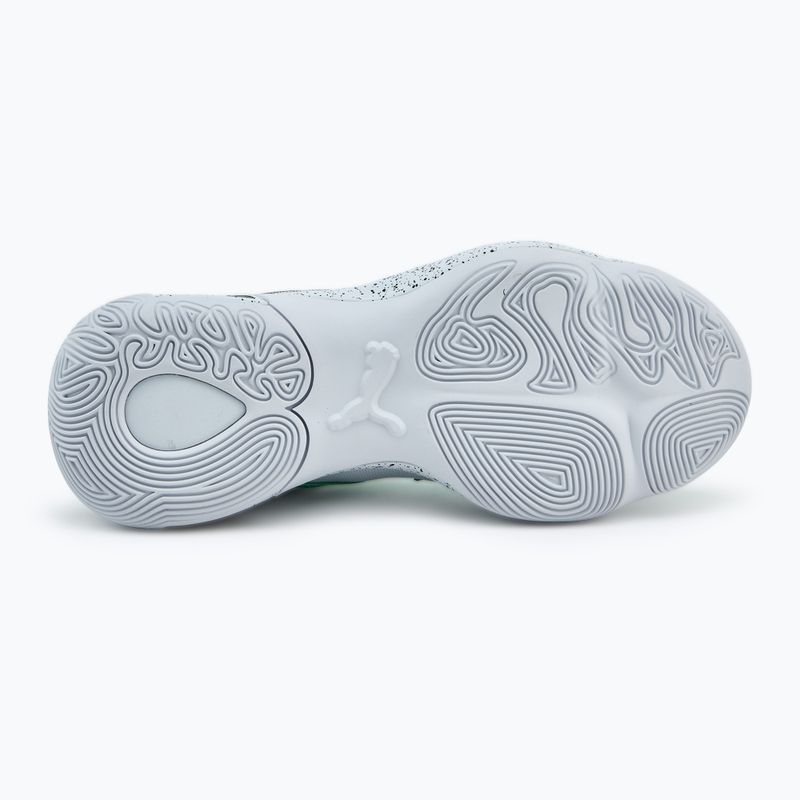 Încălțăminte de baschet pentru bărbați PUMA Genetics Speckle puma black/silver mist/jade frost 5