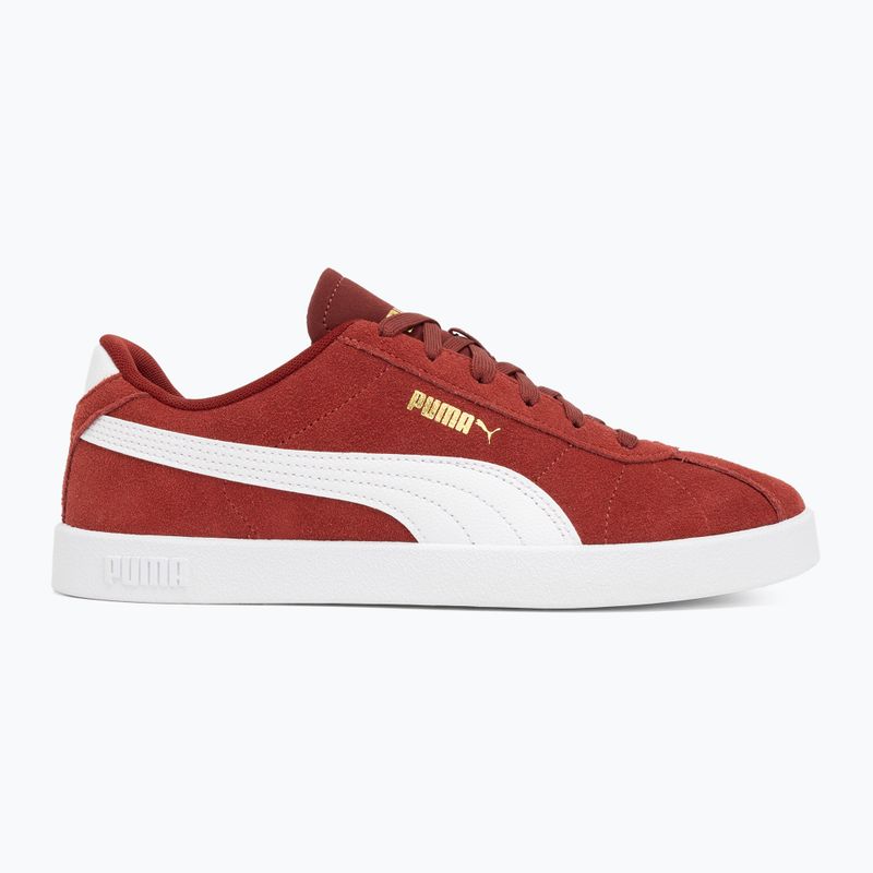 Încălțăminte PUMA Club II intense red/puma white/puma gold 2