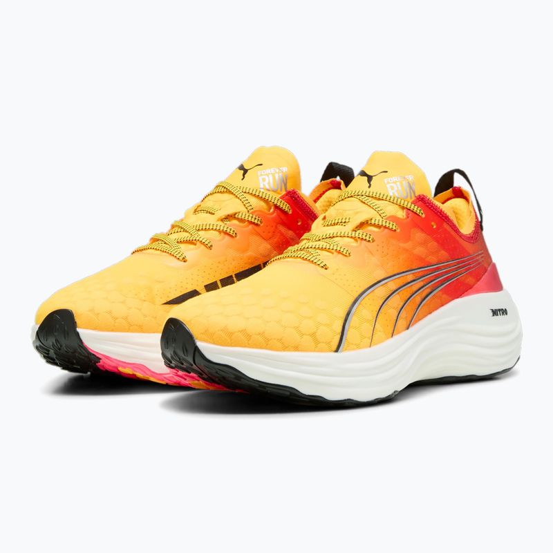 Încălțăminte de alergare pentru bărbați PUMA ForeverRun Nitro Fade sun stream/sunset glow/puma white 8