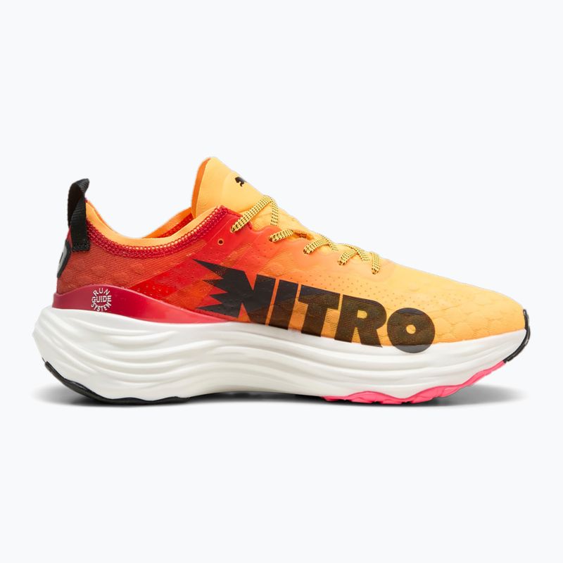 Încălțăminte de alergare pentru bărbați PUMA ForeverRun Nitro Fade sun stream/sunset glow/puma white 10