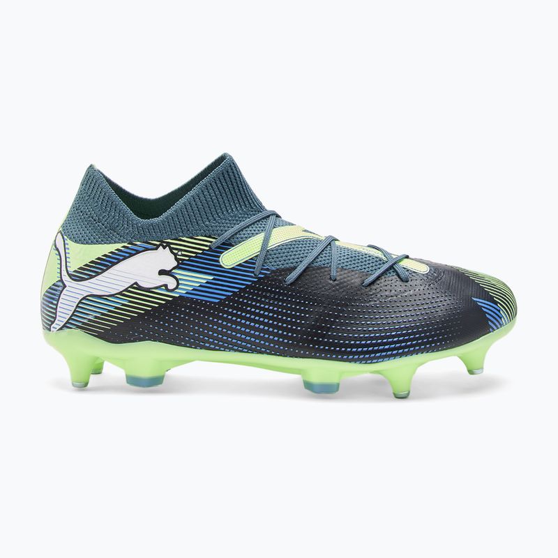 Încălțăminte de fotbal PUMA Future 7 Match MxSG grey skies/puma white 2