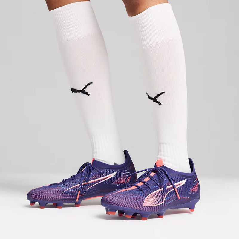 PUMA Ultra 5 Pro FG/AG lapis lazuli/puma alb/sunset gloe ghete de fotbal 14