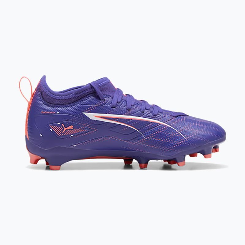 Încălțăminte de fotbal pentru copii PUMA Ultra 5 Match FG/AG Jr lapis lazuli/puma white/sunset glow 10