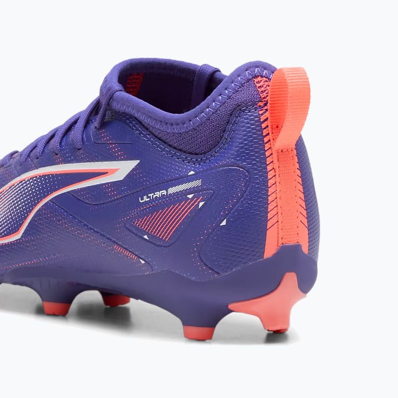 Încălțăminte de fotbal pentru copii PUMA Ultra 5 Match FG/AG Jr lapis lazuli/puma white/sunset glow 13