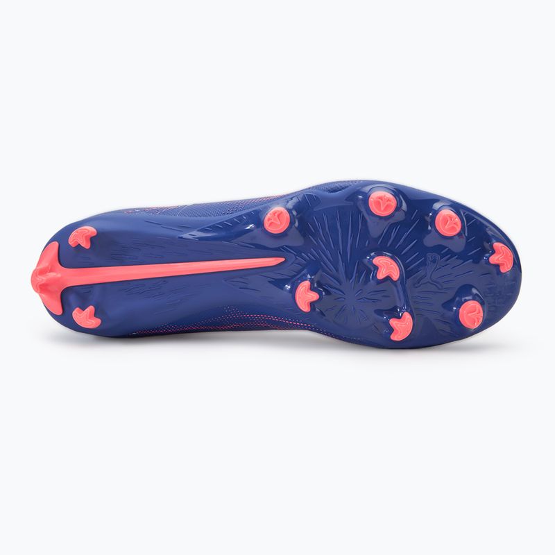 PUMA Ultra 5 Play FG/AG lapis lazuli/puma alb/sunset gloe ghete de fotbal