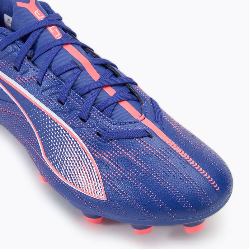 PUMA Ultra 5 Play FG/AG lapis lazuli/puma alb/sunset gloe ghete de fotbal
