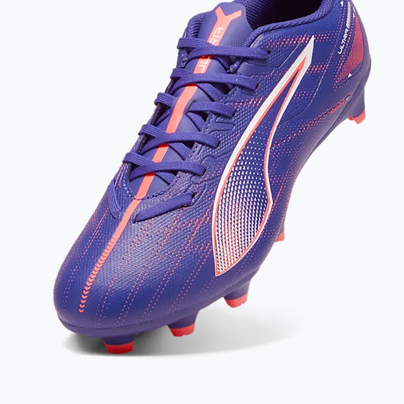 PUMA Ultra 5 Play FG/AG lapis lazuli/puma alb/sunset gloe ghete de fotbal