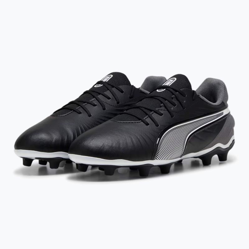 Încălțăminte de fotbal pentru copii  PUMA King Match FG/AG Jr puma black/puma white/cool dark grey 8