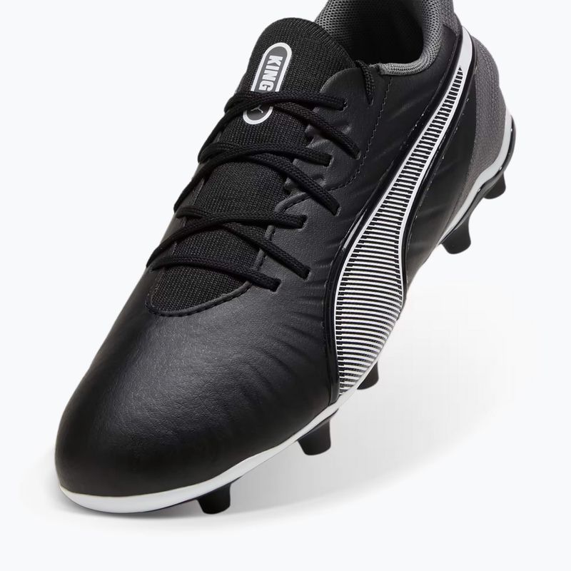 Încălțăminte de fotbal pentru copii  PUMA King Match FG/AG Jr puma black/puma white/cool dark grey 12