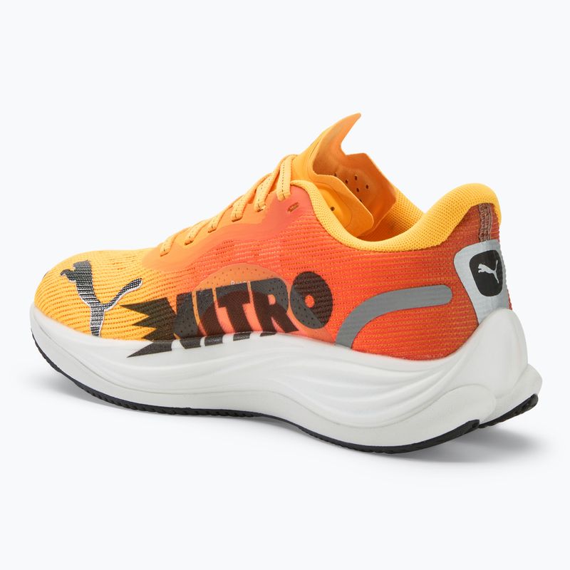 Încălțăminte de alergare pentru femei PUMA Velocity Nitro 3 Fade sun stream/sunset glow/white 3