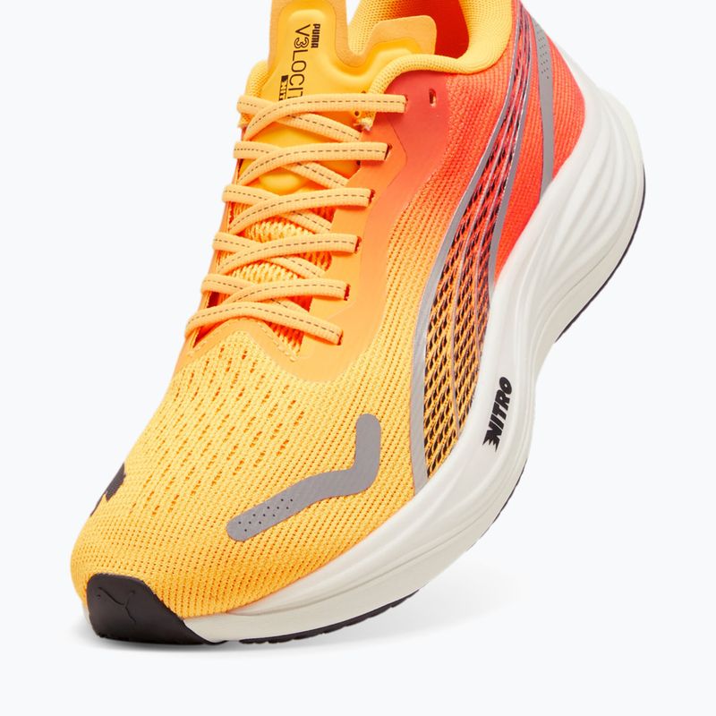 Încălțăminte de alergare pentru bărbați PUMA Velocity Nitro 3 Fade sun stream/sunset glow/white 12