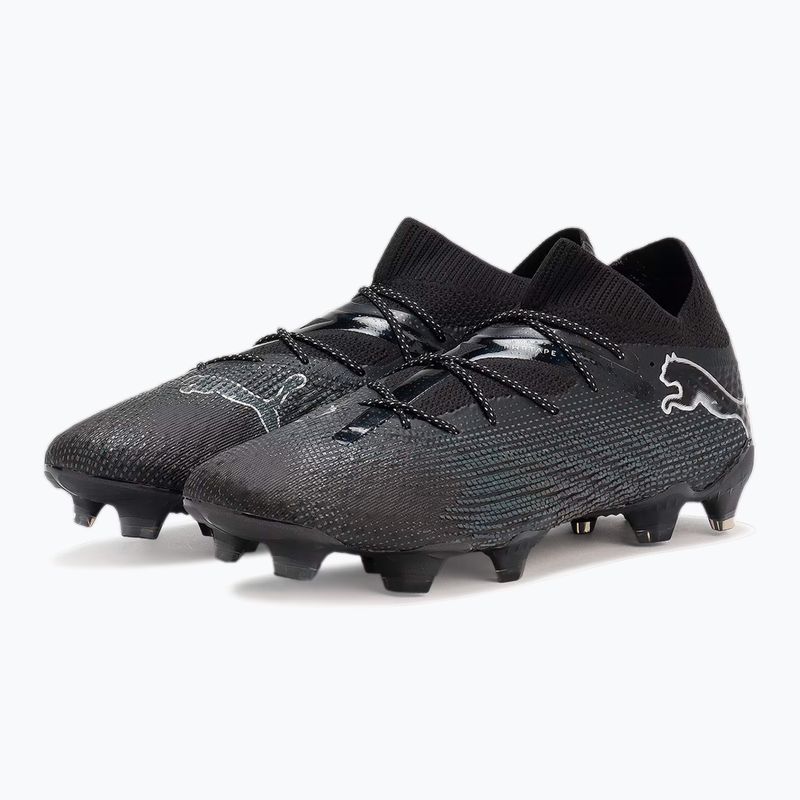 Încălțăminte de fotbal PUMA Future 7 Ultimate FG/AG puma black/puma silver 8