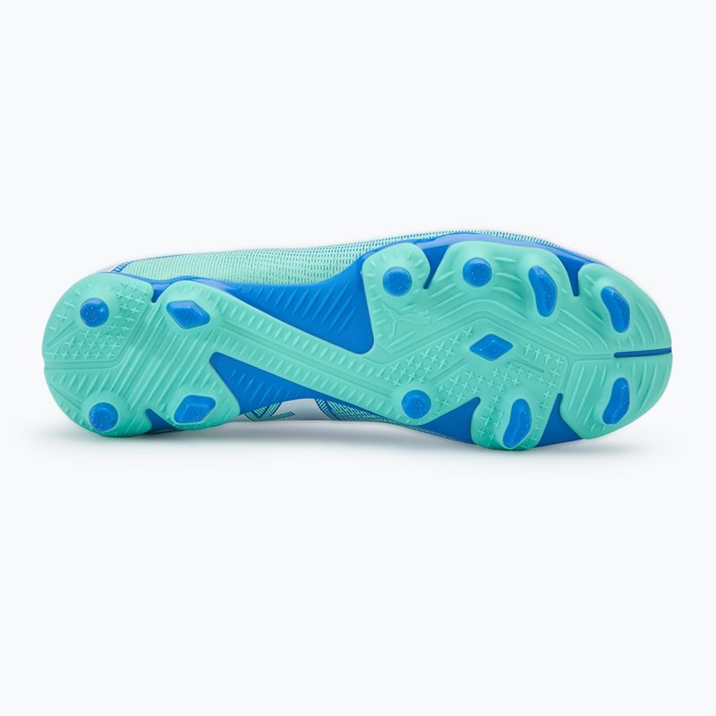Încălțăminte de fotbal pentru copii PUMA Future 7 Play FG/AG Jr hyperlink blue/mint/puma white 4
