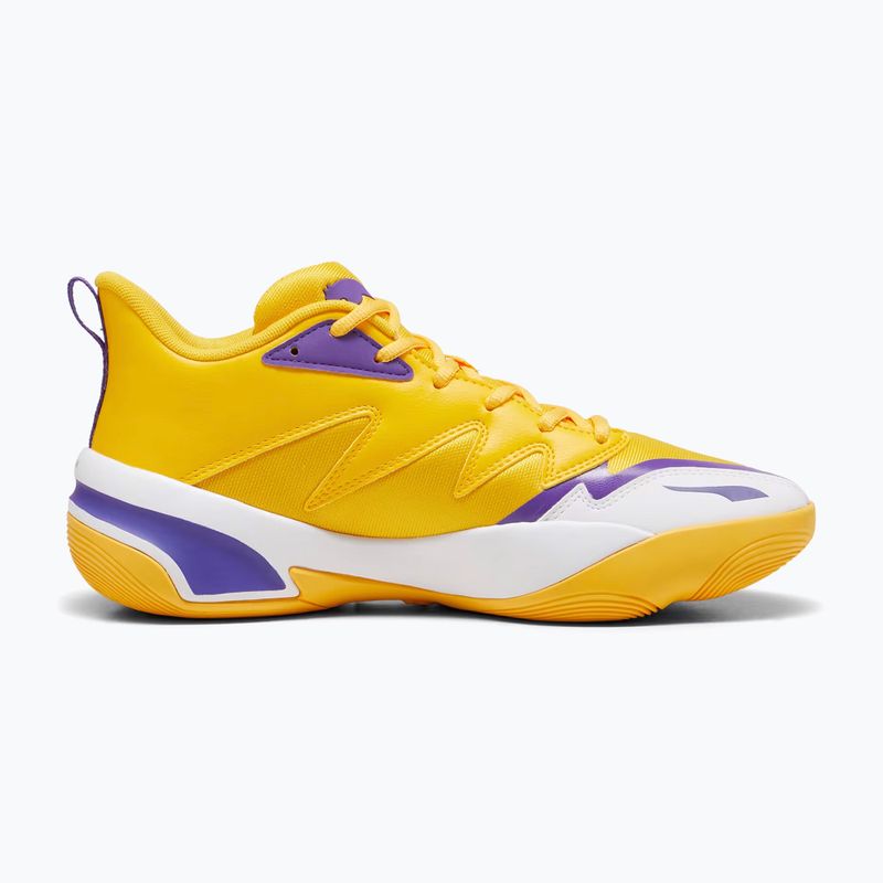 Încălțăminte de baschet PUMA Genetics yellow sizzle/puma white 3