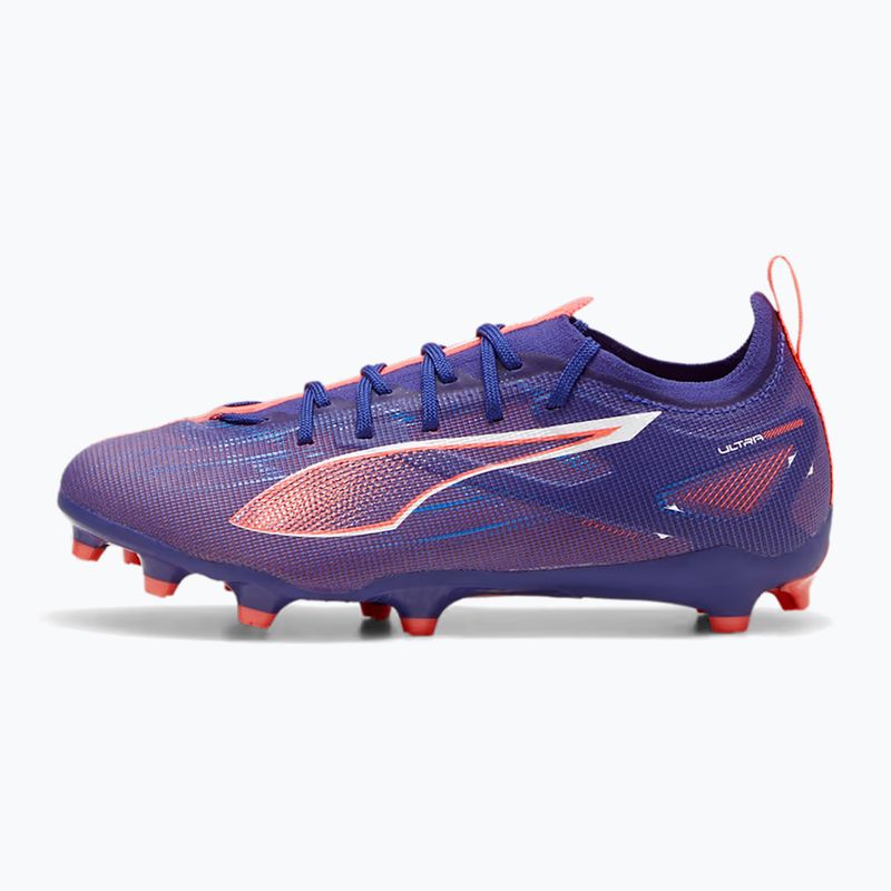 Ghete de fotbal pentru copii PUMA Ultra 5 Pro FG/AG Jr lapis lazuli/puma white/sunset glow 9