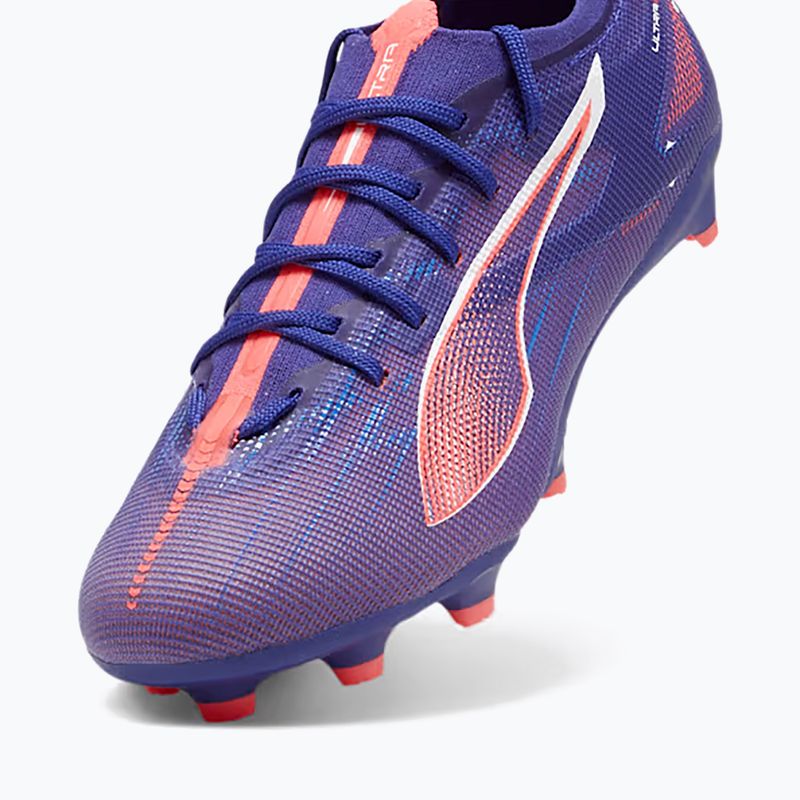 Ghete de fotbal pentru copii PUMA Ultra 5 Pro FG/AG Jr lapis lazuli/puma white/sunset glow 12