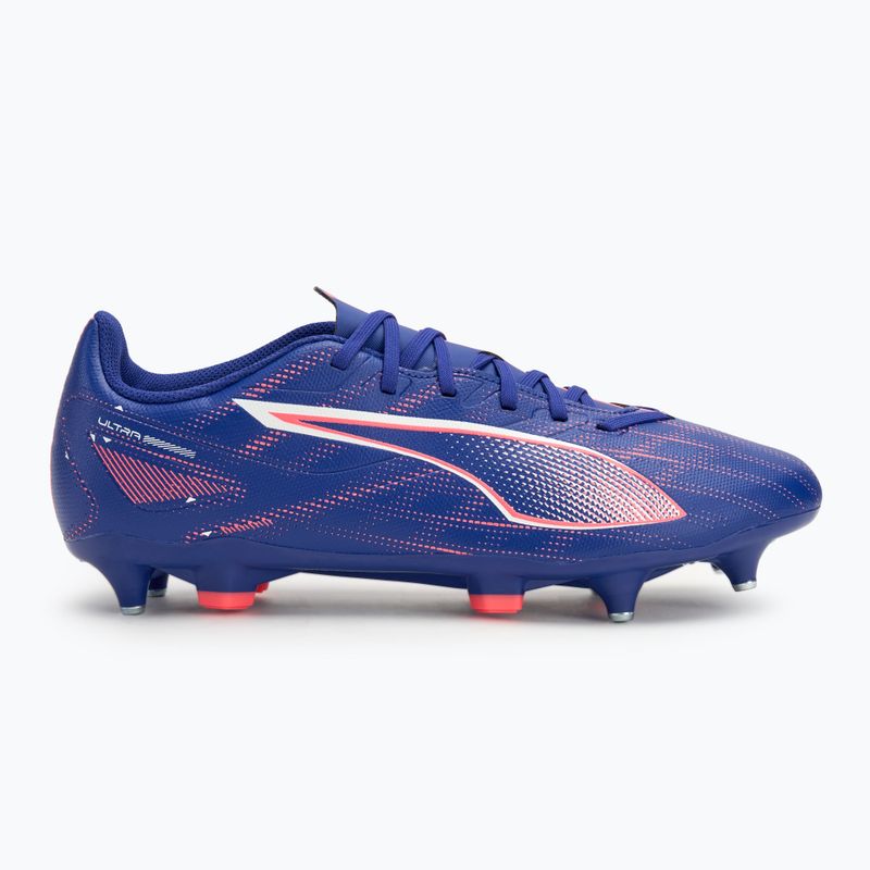 PUMA Ultra 5 Play MxSG lapis lazuli/puma alb/sunset glow ghete de fotbal 2