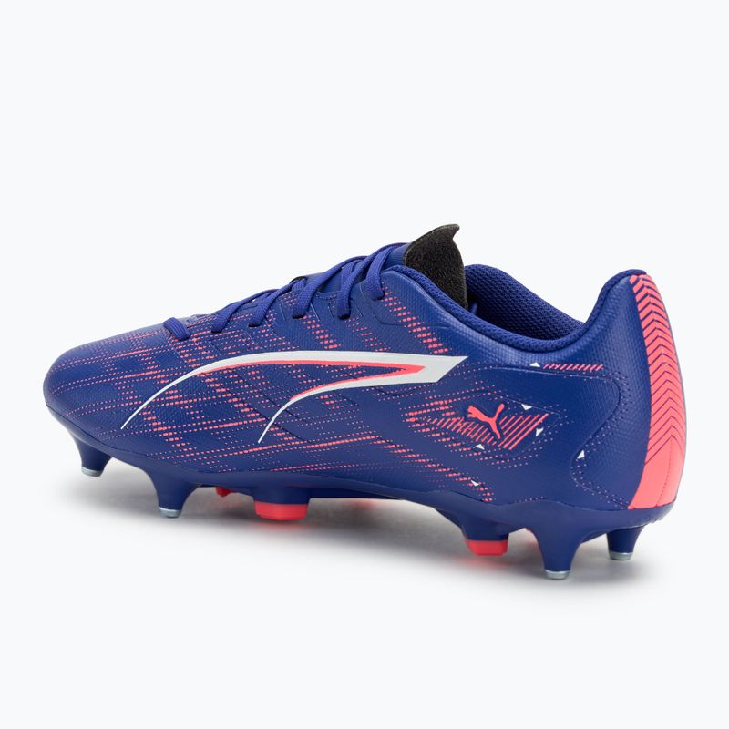 PUMA Ultra 5 Play MxSG lapis lazuli/puma alb/sunset glow ghete de fotbal 3