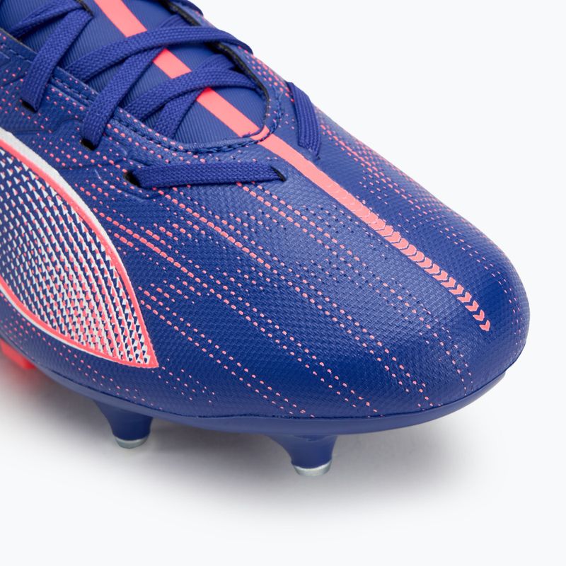 PUMA Ultra 5 Play MxSG lapis lazuli/puma alb/sunset glow ghete de fotbal 7