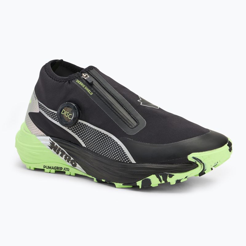 Încălțăminte de alergare pentru bărbați PUMA Voyage Nitro 3 disc black/silver/fizzy apple