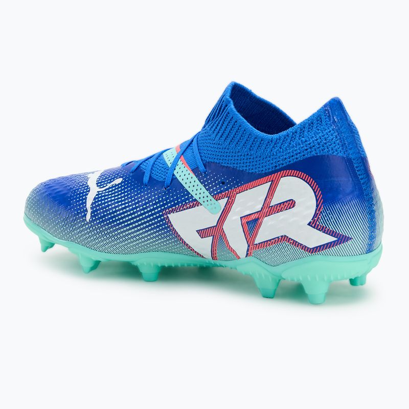 Încălțăminte de fotbal pentru copii  PUMA Future 7 Pro FG/AG Jr bluemazing/puma white/electric peppermint 3