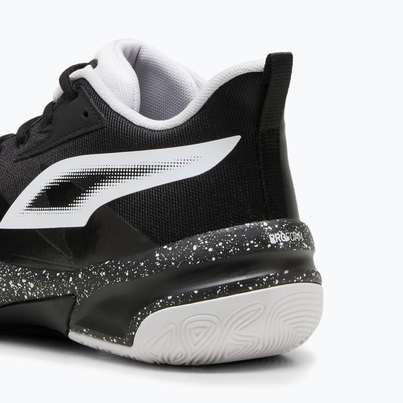 Încălțăminte de baschet pentru bărbați PUMA Genetics Speckle puma black/puma white 13