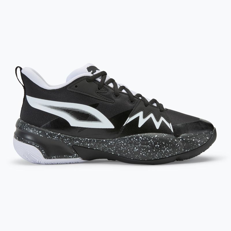 Încălțăminte de baschet pentru bărbați PUMA Genetics Speckle puma black/puma white 2