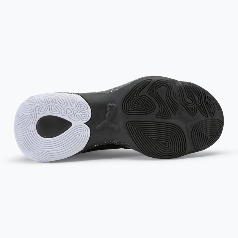 Încălțăminte de baschet pentru bărbați PUMA Genetics Speckle puma black/puma white 4