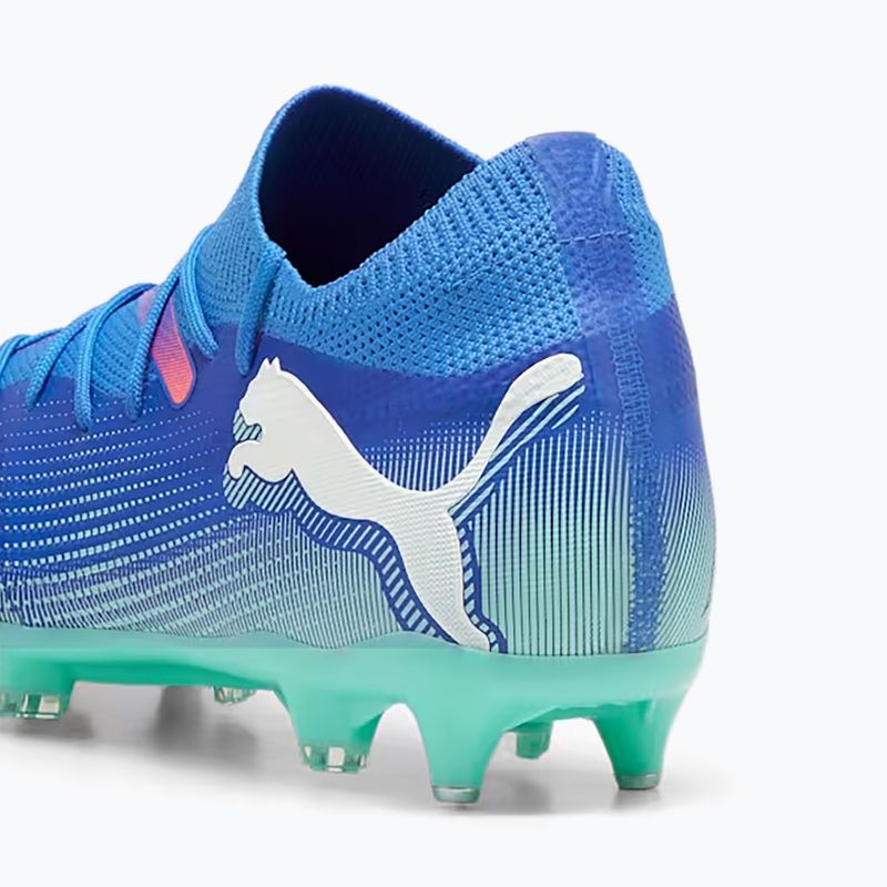 Încălțăminte de fotbal PUMA Future 7 Match MxSG blue mazing/puma white/electric peppermint 6