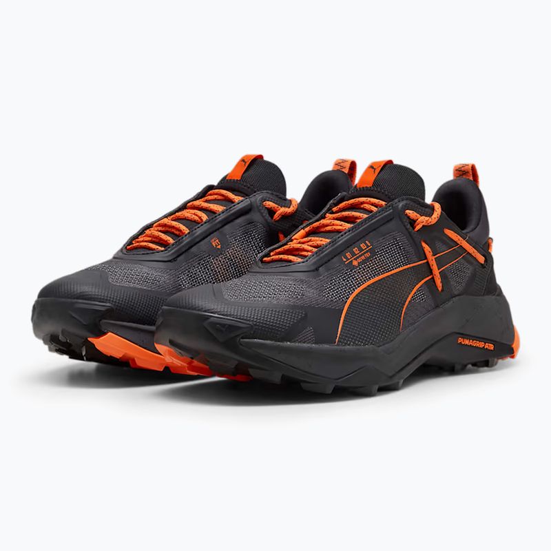 Încălțăminte de turism pentru bărbați PUMA Explore Nitro GTX puma black/flat dark gray/flame flicker 8