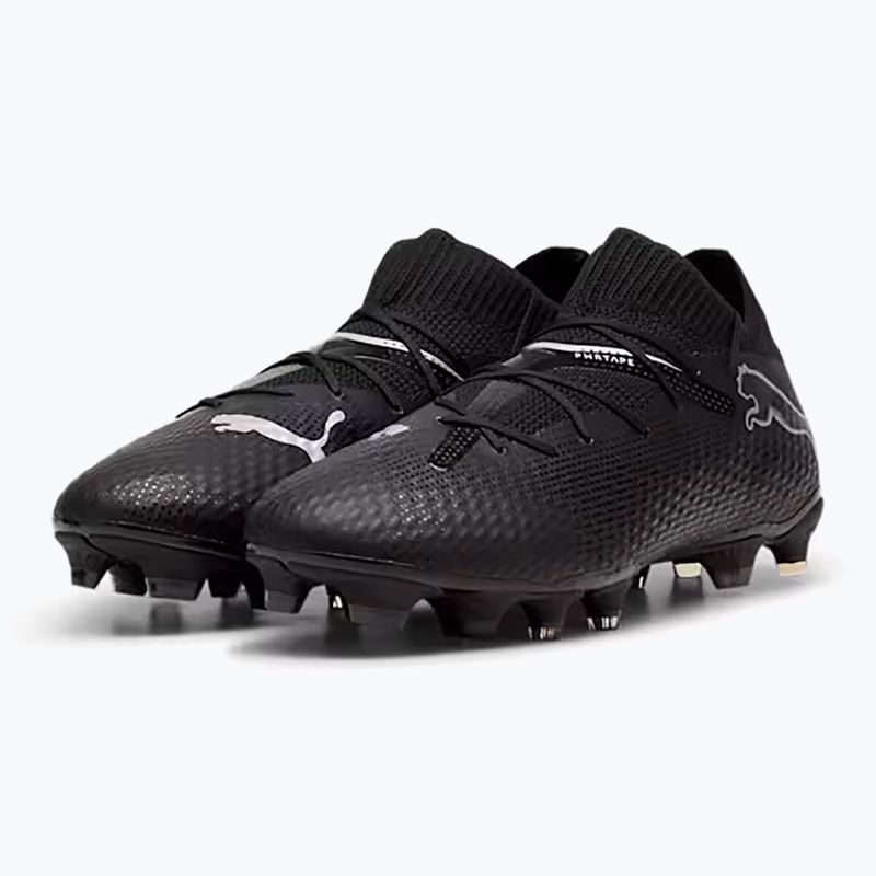 Încălțăminte de fotbal pentru bărbați  PUMA Future 7 Pro FG/AG puma black/puma silver 8