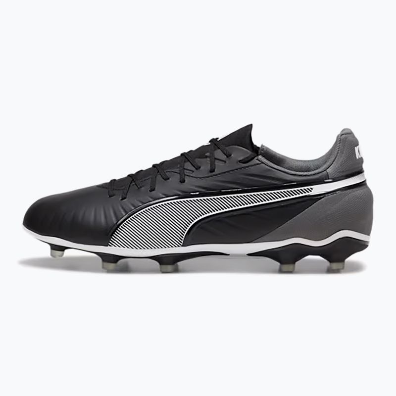 Încălțăminte de fotbal PUMA King Match FG/AG puma black/puma white/cool dark grey 8