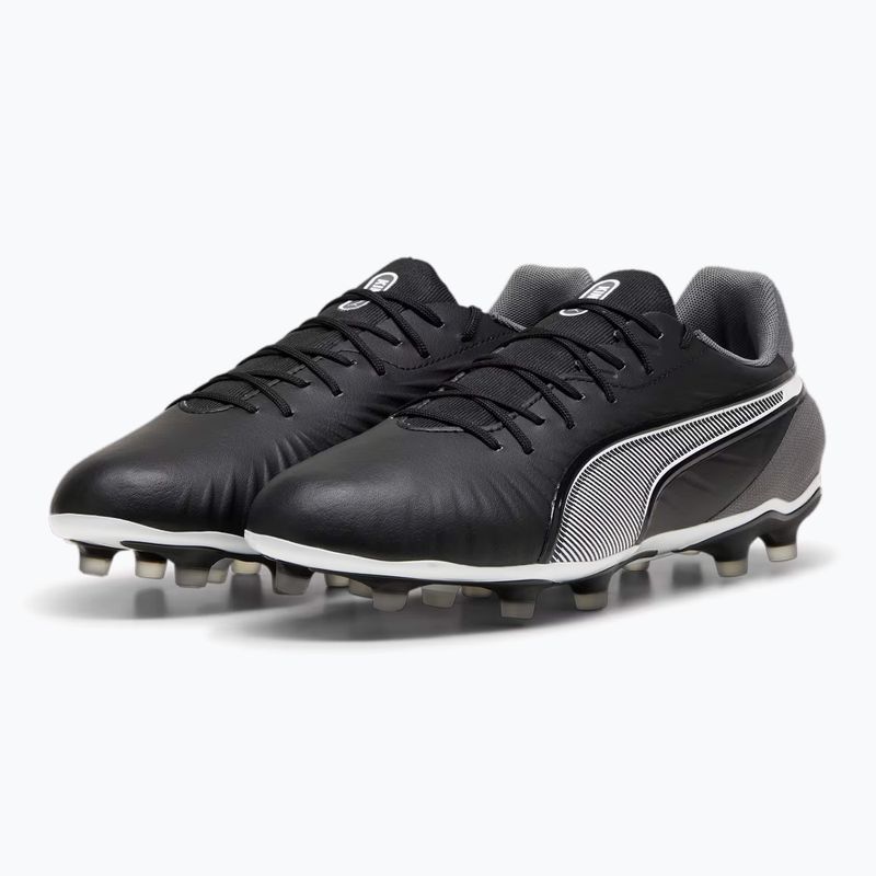 Încălțăminte de fotbal PUMA King Match FG/AG puma black/puma white/cool dark grey 10