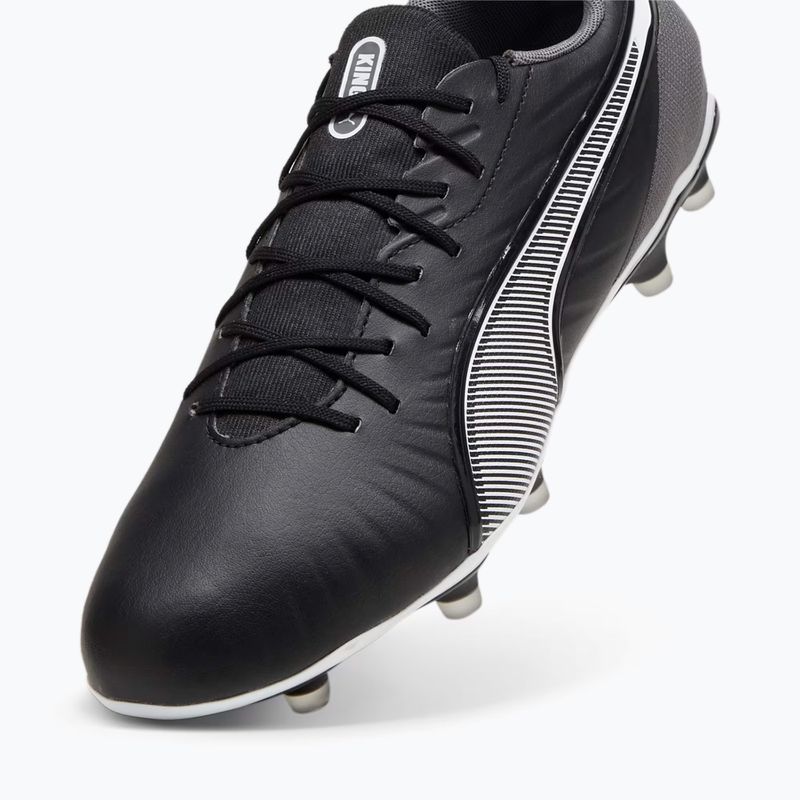 Încălțăminte de fotbal PUMA King Match FG/AG puma black/puma white/cool dark grey 12