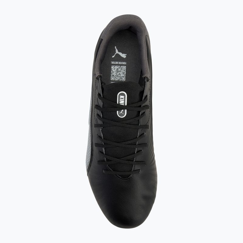 Încălțăminte de fotbal PUMA King Match FG/AG puma black/puma white/cool dark grey 5