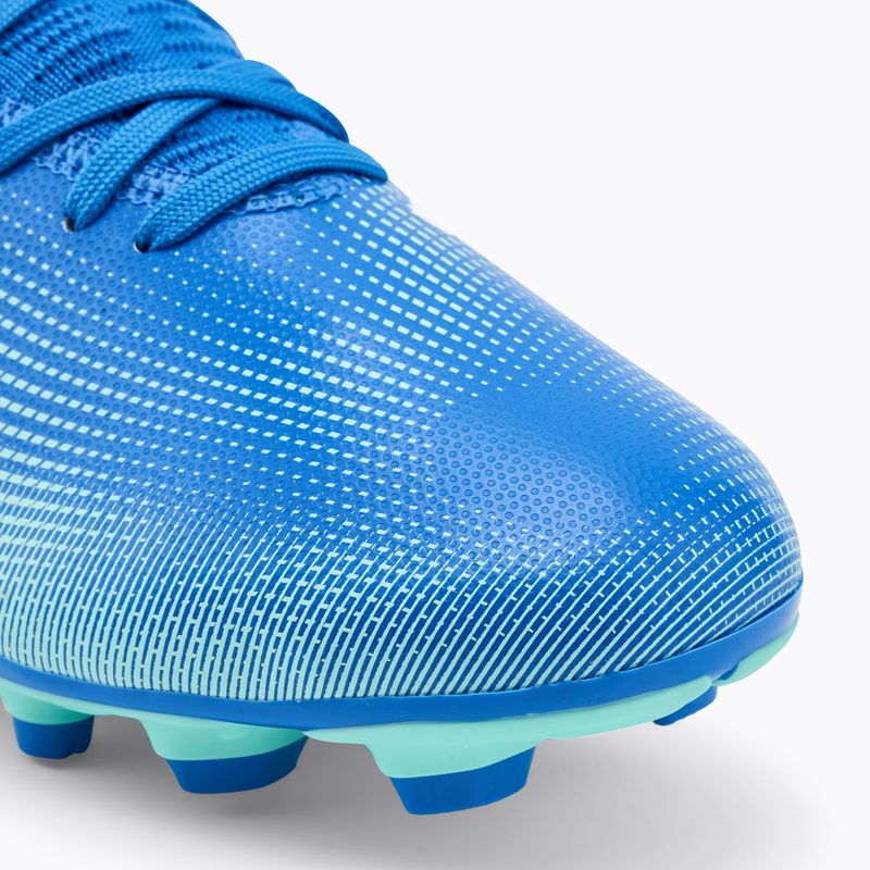 Încălțăminte de fotbal PUMA Future 7 Play FG/AG hyperlink blue/mint/puma white 7