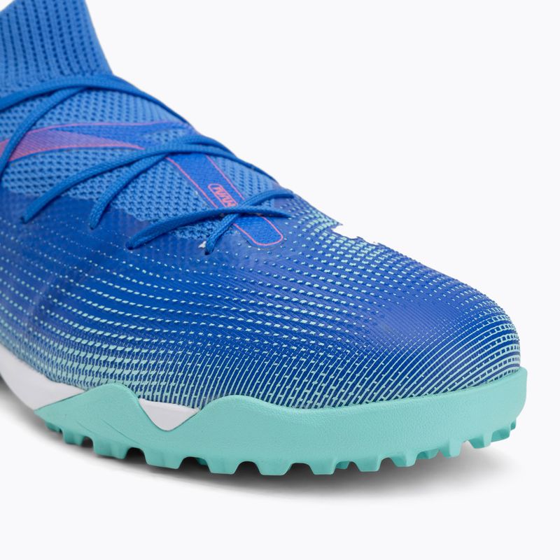 Încălțăminte de fotbal PUMA Future 7 Match TT bluemazing/puma white/electric peppermint 13