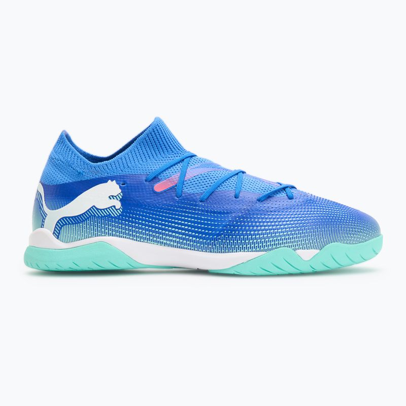 Încălțăminte de fotbal PUMA Future 7 Match TT bluemazing/puma white/electric peppermint 2